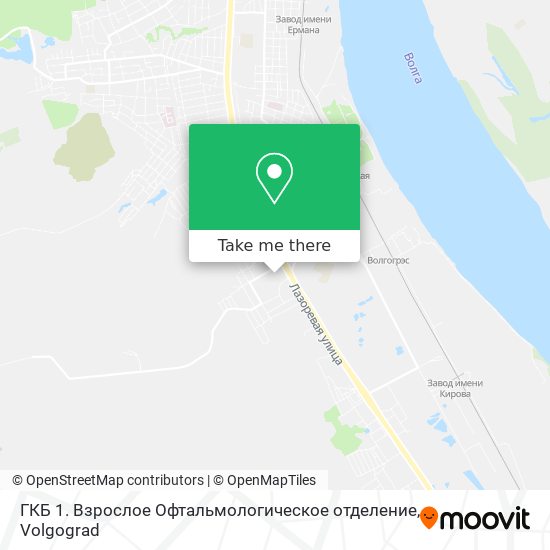 ГКБ 1. Взрослое Офтальмологическое отделение map