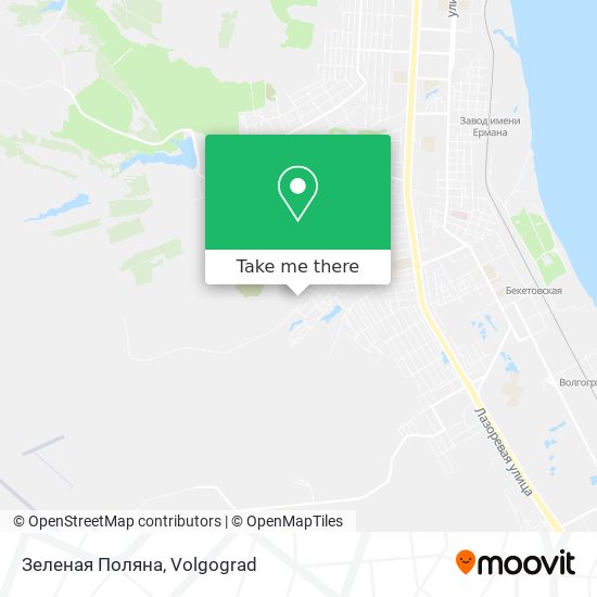 Зеленая Поляна map