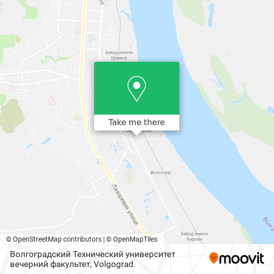 Волгоградский Технический университет вечерний факультет map
