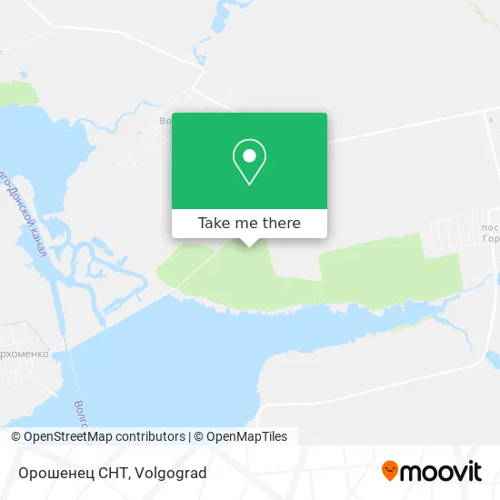 Орошенец СНТ map