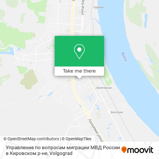 Управление по вопросам миграции МВД России в Кировском р-не map