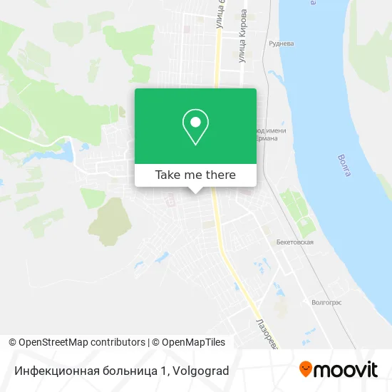 Инфекционная больница 1 map
