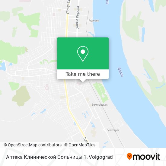 Аптека Клинической Больницы 1 map
