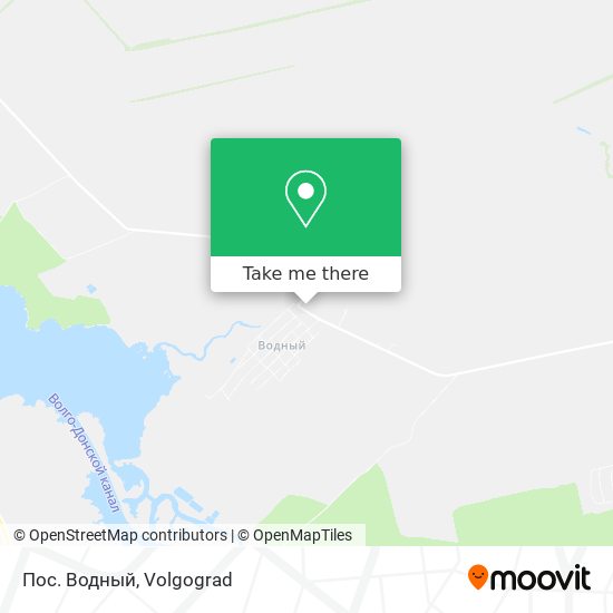 Пос. Водный map