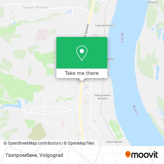 Газпромбанк map