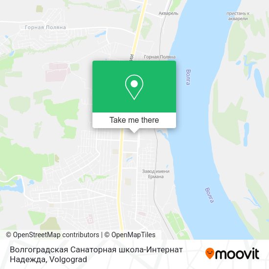 Волгоградская Санаторная школа-Интернат Надежда map