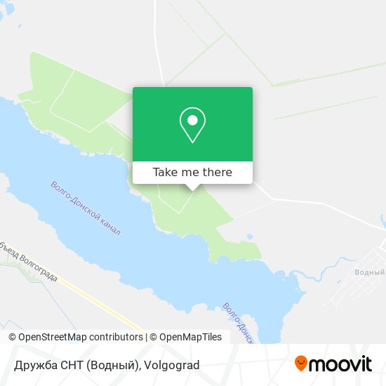 Дружба СНТ (Водный) map