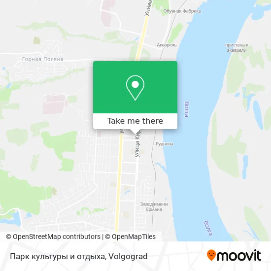 Парк культуры и отдыха map