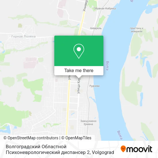 Волгоградский Областной Психоневрологический диспансер 2 map