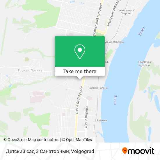 Детский сад 3 Санаторный map