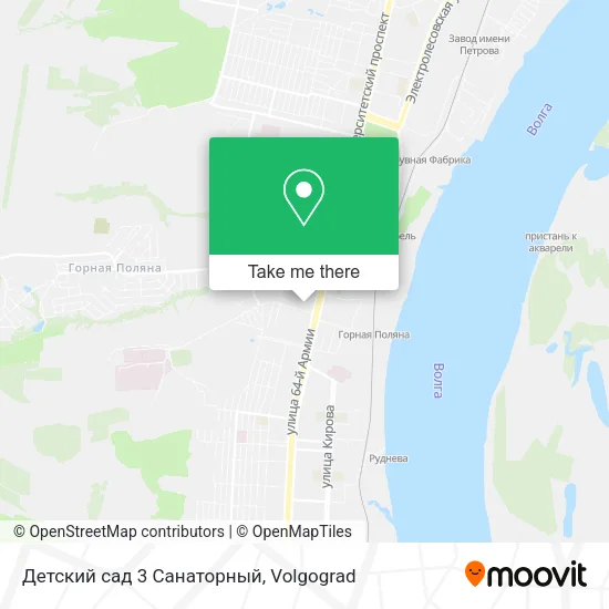 Детский сад 3 Санаторный map