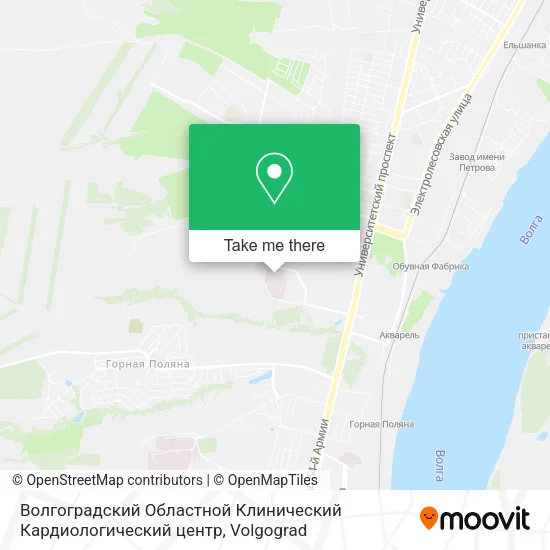 Волгоградский Областной Клинический Кардиологический центр map