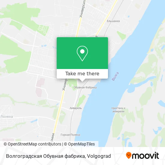 Волгоградская Обувная фабрика map