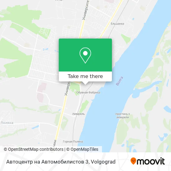 Автоцентр на Автомобилистов 3 map