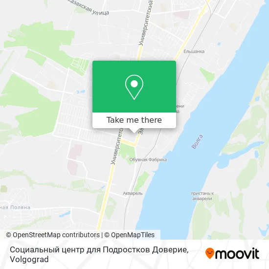 Социальный центр для Подростков Доверие map