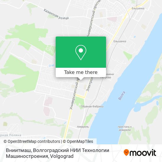 Вниитмаш, Волгоградский НИИ Технологии Машиностроения map