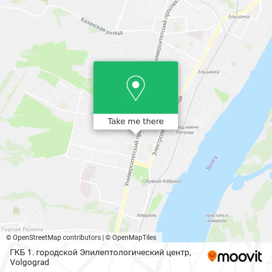 ГКБ 1. городской Эпилептологический центр map