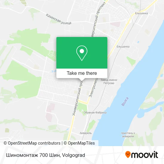Шиномонтаж 700 Шин map