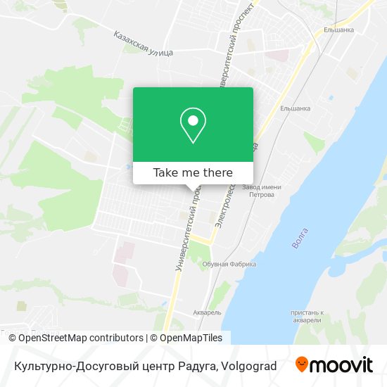 Культурно-Досуговый центр Радуга map