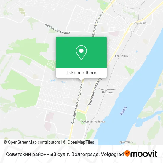 Советский районный суд г. Волгограда map
