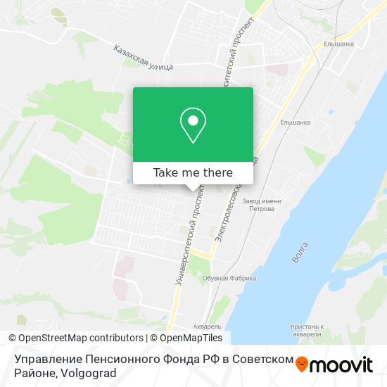 Управление Пенсионного Фонда РФ в Советском Районе map