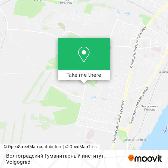 Волгоградский Гуманитарный институт map