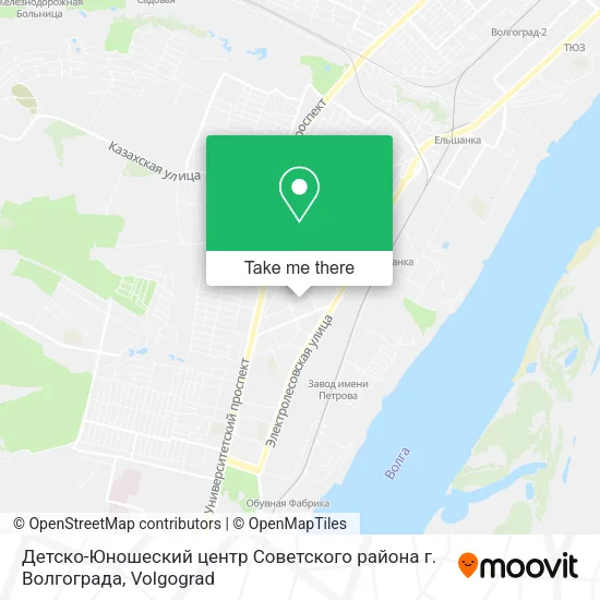 Детско-Юношеский центр Советского района г. Волгограда map