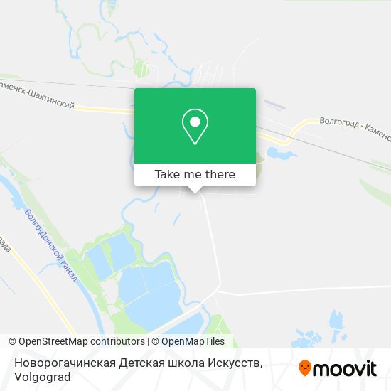 Новорогачинская Детская школа Искусств map