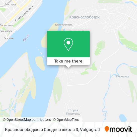 Краснослободская Средняя школа 3 map
