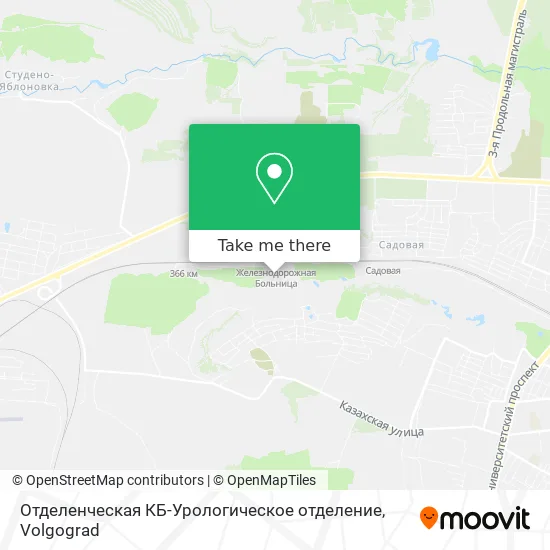 Отделенческая КБ-Урологическое отделение map