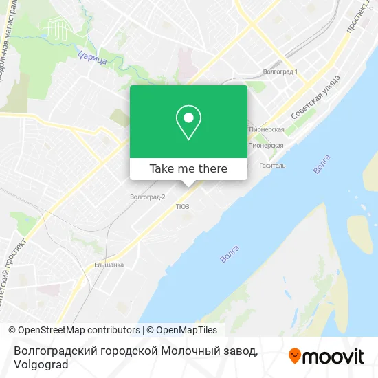 Волгоградский городской Молочный завод map