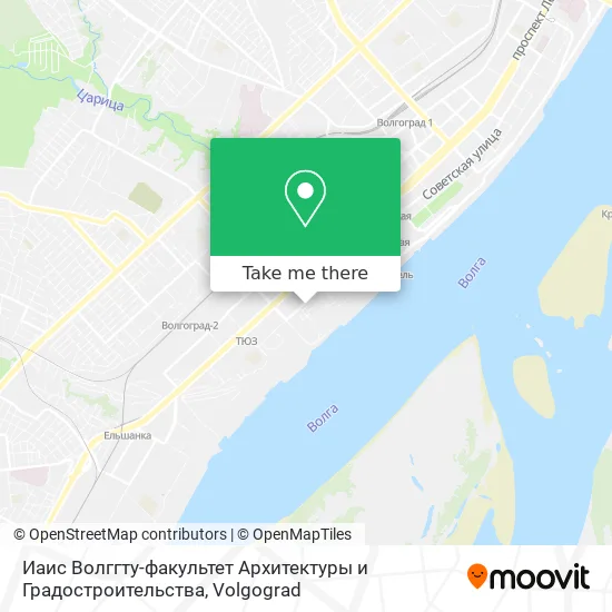Иаис Волггту-факультет Архитектуры и Градостроительства map