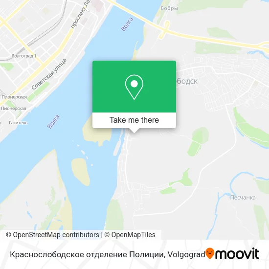 Краснослободское отделение Полиции map