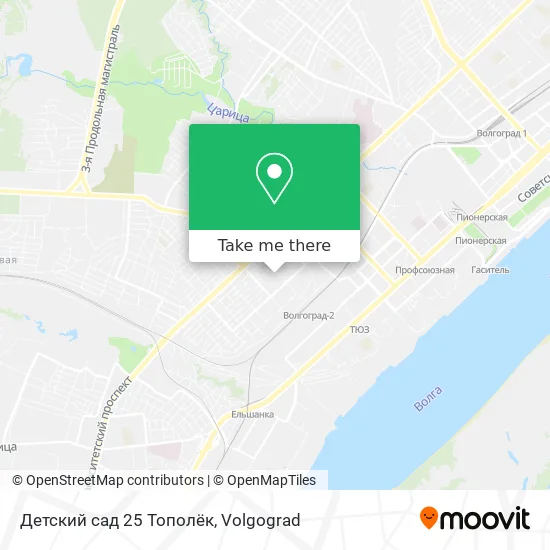 Детский сад 25 Тополёк map