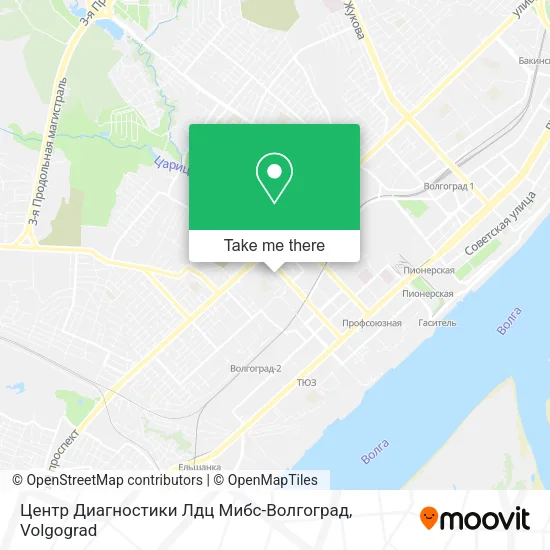 Центр Диагностики Лдц Мибс-Волгоград map