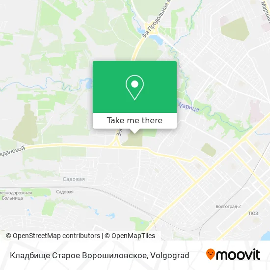 Кладбище Старое Ворошиловское map