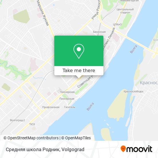 Средняя школа Родник map