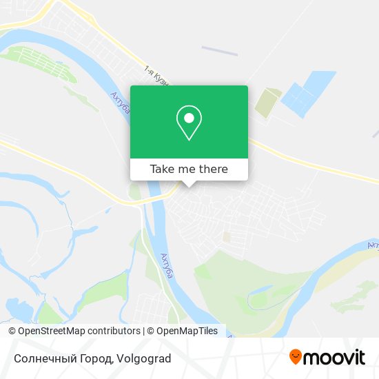 Солнечный Город map