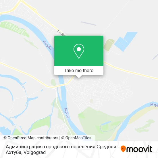 Администрация городского поселения Средняя Ахтуба map
