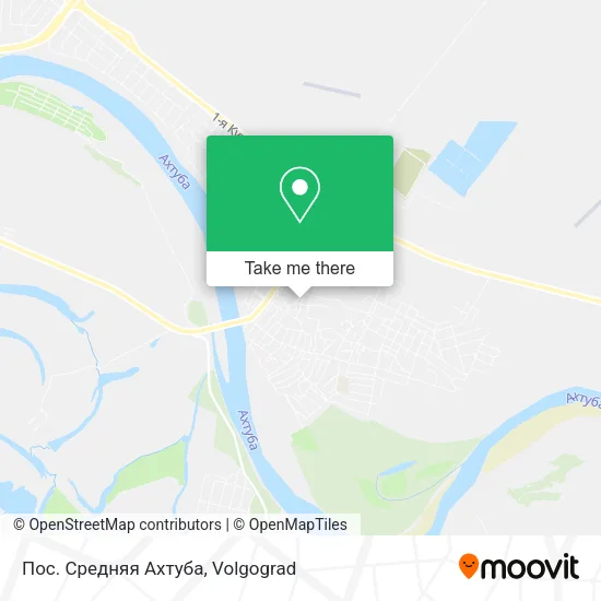 Пос. Средняя Ахтуба map