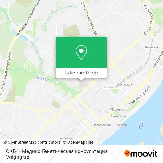 ОКБ-1-Медико-Генетическая консультация map