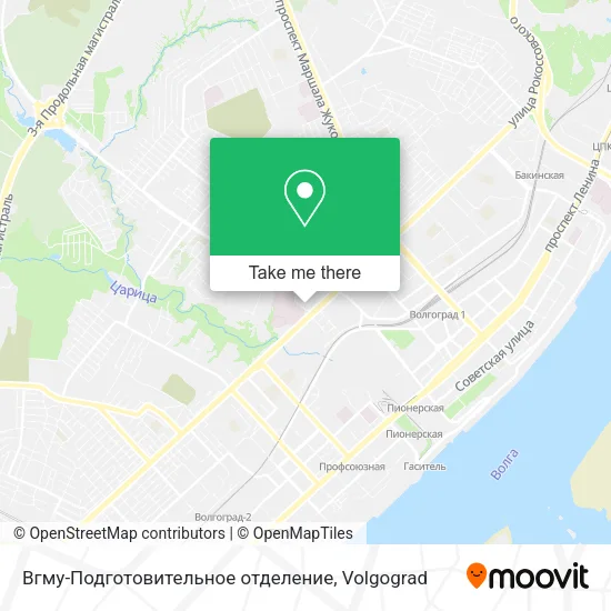 Вгму-Подготовительное отделение map
