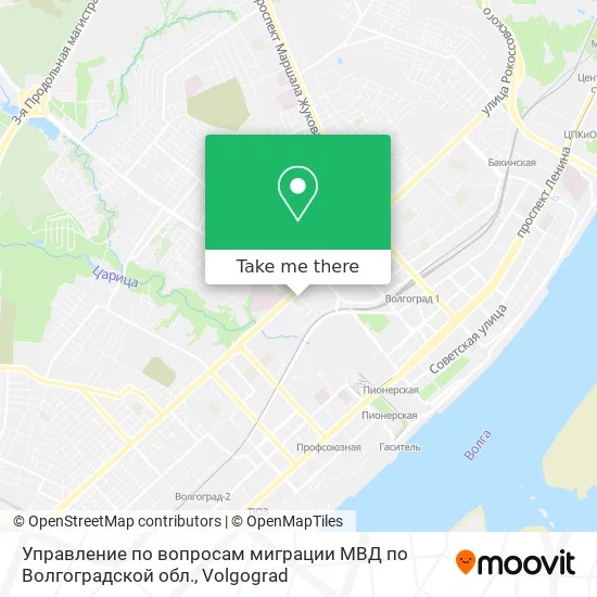 Управление по вопросам миграции МВД по Волгоградской обл. map