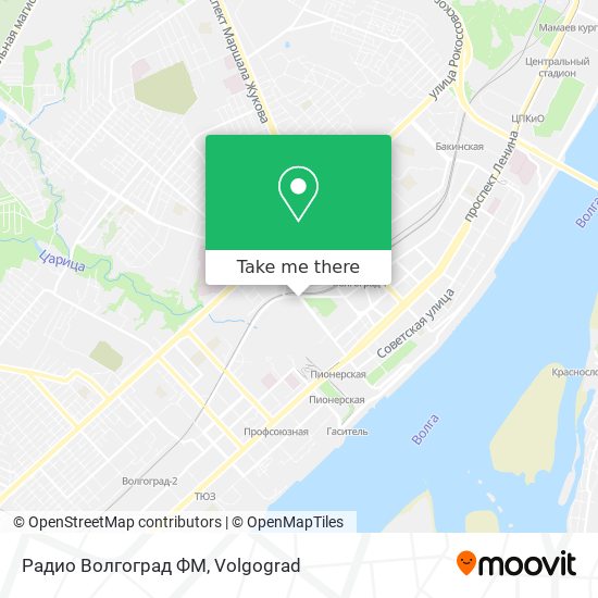 Радио Волгоград ФМ map