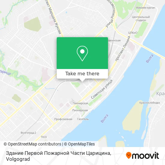 Здание Первой Пожарной Части Царицина map