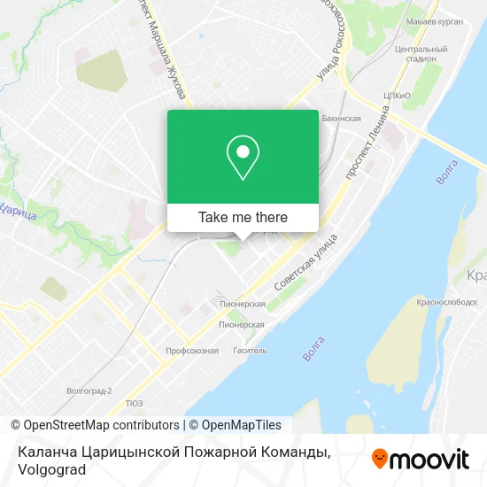 Каланча Царицынской Пожарной Команды map