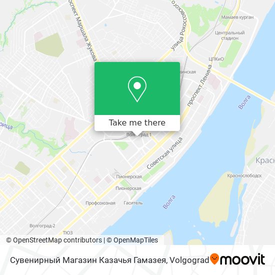 Сувенирный Магазин Казачья Гамазея map