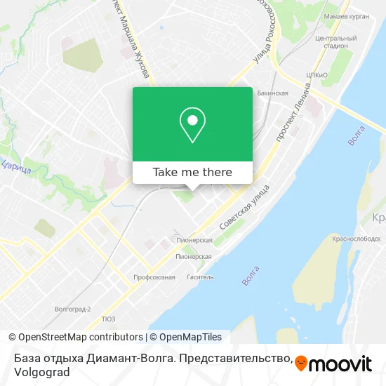 База отдыха Диамант-Волга. Представительство map