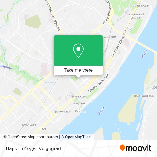 Парк Победы map