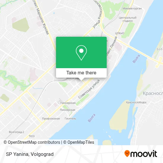 SP Yanina map